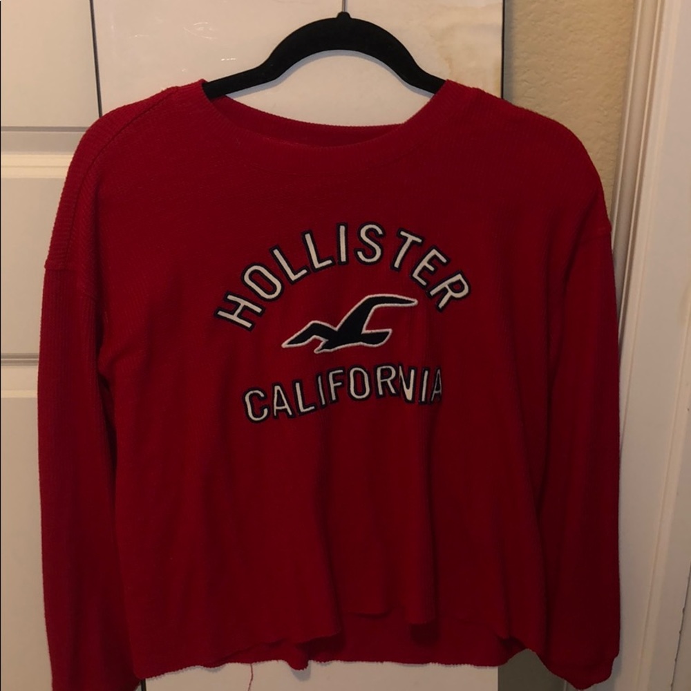 Hollister Cropped Boyfriend Long Sleeve